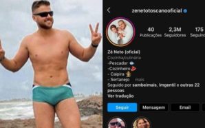 Sertanejo Zé Neto ganha 600 mil seguidores após posar com…