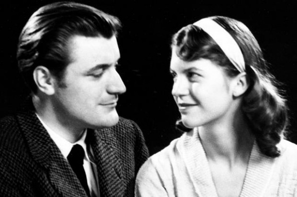 Sylvia Plath e o marido, o poeta inglês Ted Hughes