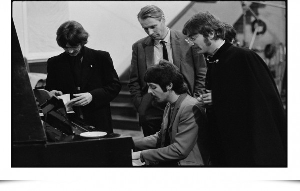 Com George Martin, em Abbey Road