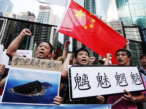 Protesto na China pela soberania das ilhas
