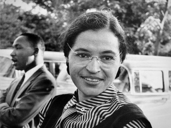 A heroína negra Rosa Parks