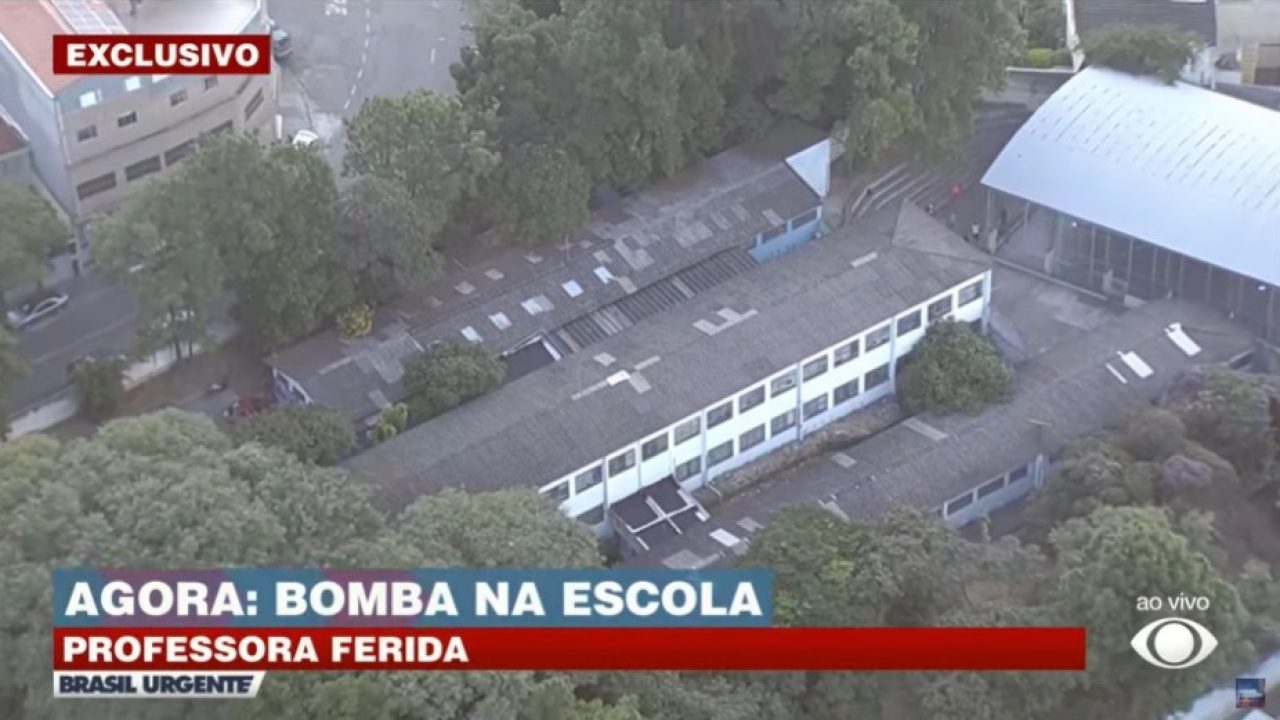 Agente escolar é atingido por bomba jogada em escola de São Carlos